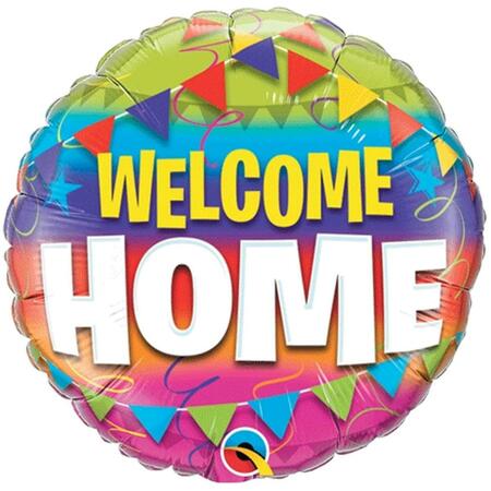 LOFTUS INTERNATIONAL 18 in. Welcome Home Pennants Balloon, 6PK Q4-5245
